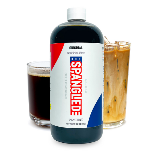 SPANGLED | Cold Brew Coffee Concentrate | Makes 16 Cups or 1 Gallon!